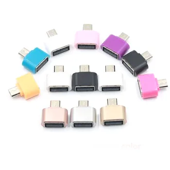 Veľa 100ks Plastové Micro USB 5Pin Male Jack Na pripojenie USB 2.0 Female OTG Kábel Konvertor