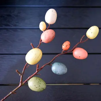 Veľkonočné Vajíčko Strom Dekorácie Pobočky S Maľovanie Vajíčok, Plastové Jar Strany Domáce Dekorácie Dodávky