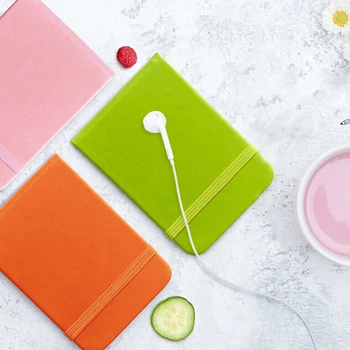 Prenosné Traveler poznámkový blok Najnovšie Grafické efekty Candy Farby Roztomilý Notebook MINI Dlho Sticky Note Home Office Skladovanie