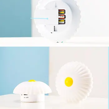 Diaľkové Ovládanie Nočné Svetlo Malé Daisy Tvar Lampy Smart Nočná Lampa Univerzálne LED Stolové Svietidlo Odolné Domov Svetla Predaj