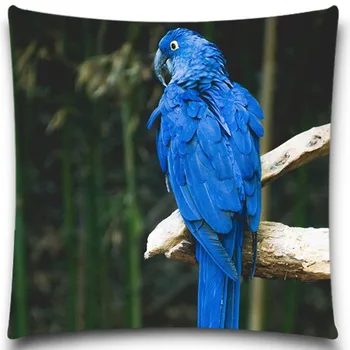 Roztomilé Modré vtáky Lietajúce Zviera Vankúš Pre 18' atď veľkosť 5 Štvorcových Vintage Domov Dekoratívne na gauč auto spálňa 9 štýl