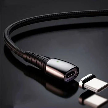 Zliatiny zinku Magnetické Dátový Kábel Rýchle Nabíjanie USB Typ-C Kábel Magnet Rýchlu Nabíjačku Káblov Micro USB,