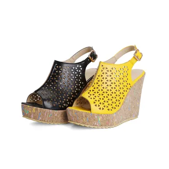 Lsewilly 2021 Nové Značky módne letné sandále najvyššej kvality pu kožené típat prst dámske topánky sexy kliny platforma strán topánky