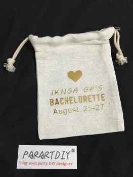 VLASTNÝ Návrh Bachelorette Kocovina svadobné sprcha obnovy Survival Kit svadobné prospech darčekové tašky strany Candy tašky
