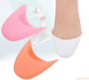 400 Párov/Množstvo 3 farby silikónové balet tanečník prst pad s otvormi silikónové vložky predné nohy pad zmierniť bolesť#2211