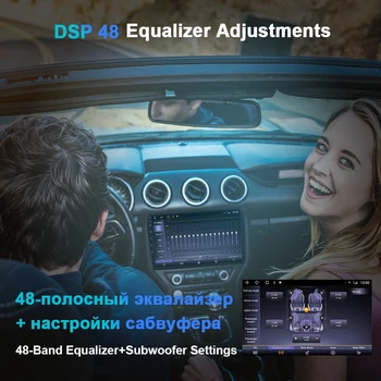 Android 10.0 DSP Auto Rádio Multimediálny Prehrávač Na Jeep Grand Cherokee WK2 na obdobie 2008-2013 Video Navigácia GPS 4G 64 G Č. 2 Din DVD