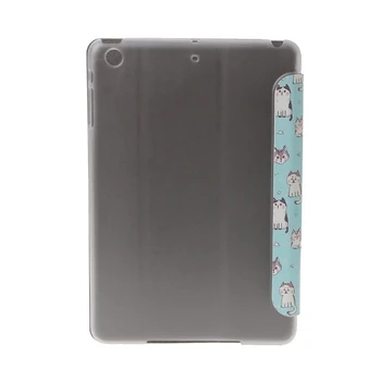 Krásna Mačka Maľované Flip Folio Stand Prípade Shockproof Kryt Pre iPad Mini 1 2 3