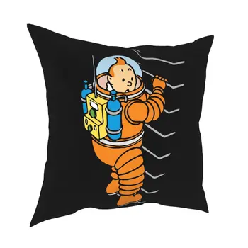 The Adventures Of Tintin obliečka na Vankúš Dekorácie Tintin Film Vankúš Hodiť Vankúš pre Sofa Polyester obojstranná Tlač