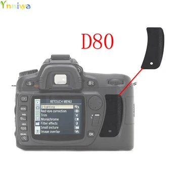 1-10pcs Pre Nikon D80 Palec Gumy Zadný kryt Gumy DSLR Fotoaparát Výmena Jednotky Opravy Časť