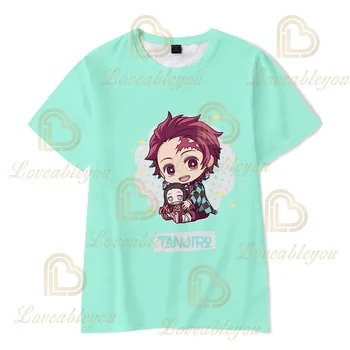 Deti, Chlapci T-shirts 3d Tlač Cosplay Japonský Duch čepeľ detský Letný Krátky Rukáv Tshirts Tee Šaty, Topy