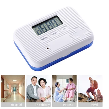 Vysoká Vrecká Mini Tabletky Box Prípade Elektronický Časovač, Budík, Pripomienky Medicíny Obchod Multifunkčné LG66