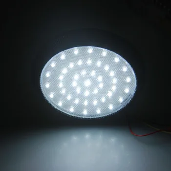 POSSBAY 46 LED 12V Univerzálne Auto Dome Svetlá na Strechu, Strop Čítanie Interiéru Svetlo Lampy Biele Žiarovky Kolo Mapu Lampy