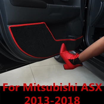 Pre Mitsubishi ASX roky 2013-2018 Chránič Bočné Hrany Chránené Proti kop Dvere, Rohože Kryt prípade, Auto Doplnky, dekorácie Interiéru