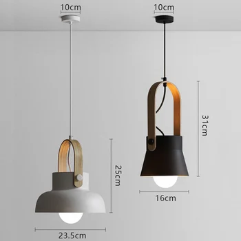 Nordic Loft LED Železa Prívesok Svetlá Reštaurácia Izba Spálňa Jednoduché Závesné Lampy, Domáce Vnútorné Kuchyňa art de prívesok, lampy, Osvetlenie