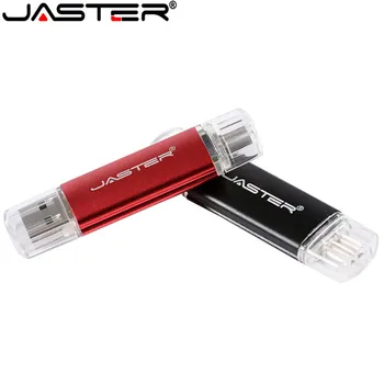 JASTER OTG 2.0 USB Flash Memory Stick 16GB 32GB kl ' úč 4 GB 8 GB 64 GB U Disku Flash Pre Počítač/Telefón Android USB