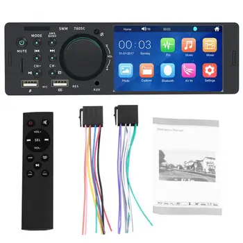4.1 Palcový Dual USB Bluetooth Dotykový Displej Multimediálny MP5 Prehrávač Auto Stereo Rádio s Rýchle Nabíjanie Telefónu a Zadná Kamera