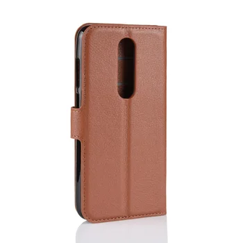 Peňaženka Kryt Držiaka Telefónu Prípadoch pre Nokia 5 5.1 Pu Kožené puzdro Ochranný plášť pre Nokia 5.1 Plus