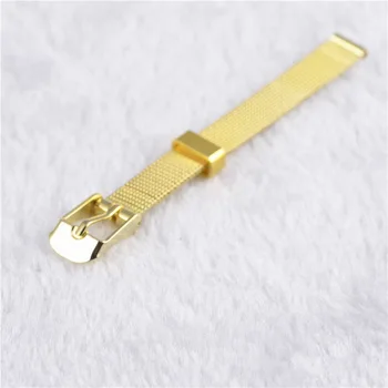 Populárne Módne watchband zlatá farba nehrdzavejúcej ocele watchband pracky Popruhy Odnímateľný Hodinky luxusné reljoies band