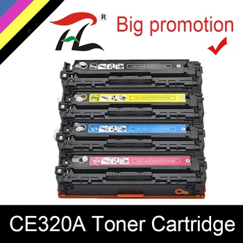YLC Toner Cartridge Kompatibilný pre HP CE320A CE321A CE322A CE323A 128A 320A 320 321 322 323 laserjet CM1415 CM1415fn 1415 CP1525