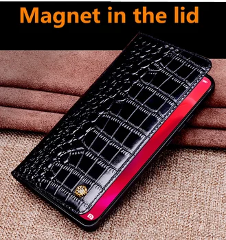 Originálne Kožené Magnetický Držiak Mobilného Telefónu Prípade Pre Xiao POCOphone F2 Pro/Xiao POCOphone F1 Puzdro Puzdro Stojan Coque