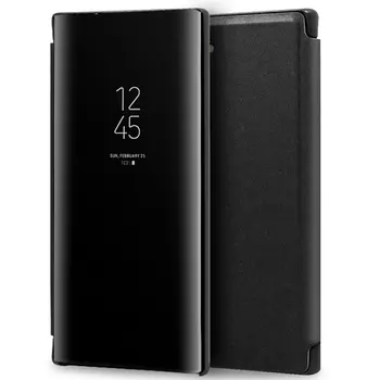 Cool®-Samsung Galaxy Note 10 Vymazať Zobrazenie čierne Flip Cover Prípade-Knižné stojan