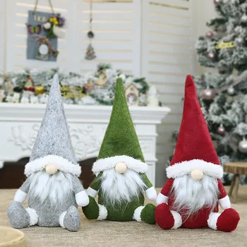 Plyšové Vianoce Anonymný Látkové Bábiky Plavidlá Nový Rok Veselé Vianočné Dekorácie Gnome Starý Muž, Ozdoby na Domácej Strane Dodávky Darček