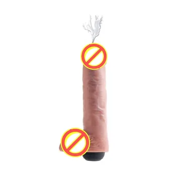 KRÁĽ KOHÚT realistický penis ejaculator PRÍRODNÉ 25.40 CM g-spot orgazmus, sexuálne hračky pre ženy