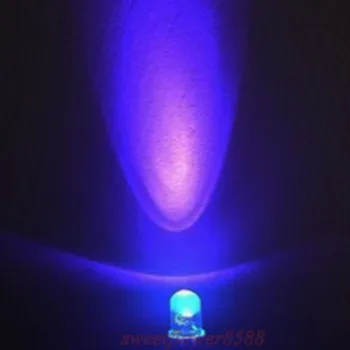 100ks Ultra Violet UV 5mm 2000mcd LED Lampa Svetlo Fialová 5mm Led diód