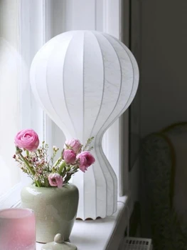LED stolná Lampa Spálňa Nočný Stolík Svetlá Obývacia Izba Štúdia Textílie Stolná Lampa Hodvábnej Lampy teplovzdušný Balón Dekoratívne