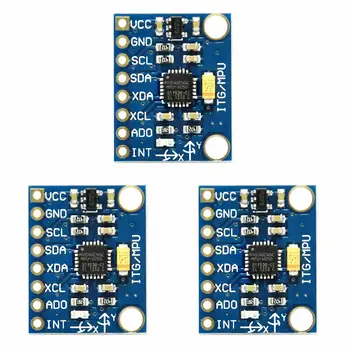 Os Akcelerometer Gyroskop Senzor Modul 16bit Ad Prevodník Dátový Výstup Iic I2c Diy Kit Pre Arduino