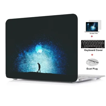 Pre MacBook 13 Tvrdé Veci , Pre Air 11 13 Pro Reitna Touchbar 12 13 15 Tvrdé puzdro+Kryt Klávesnice+Screen protector+Prachu Zástrčky