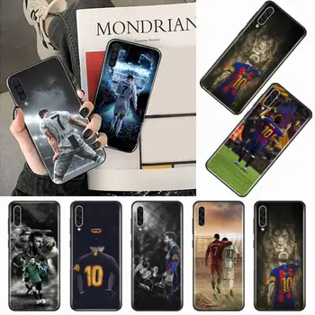 CR7 Cristiano Ronaldo Lionel Messi Vlastné Mäkké Telefón puzdro Pre Samsung S6 S7 okraji S8 S9 S10 e plus A10 A50 A70 note8 J7 2017
