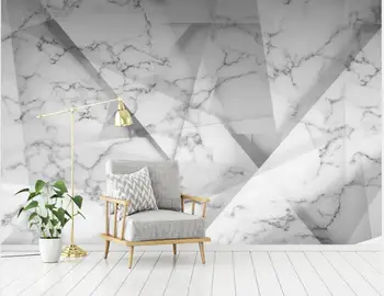 Moderná obývacia izba tapety Moderný minimalistický štýl 3d rozmerov trojuholník TV pozadí na stenu