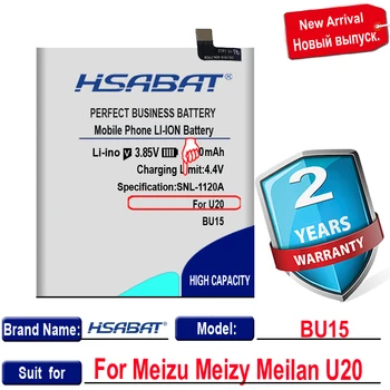 HSABAT BU15 4600mAh Batérie pre Meizu Meizy Meilan U20 Batérie