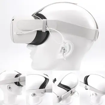 Slúchadlá Slúchadlá pre Oculus Quest 2 VR Headset Pohodlné Pevné Stereo Slúchadlá Drôtové Slúchadlá Do uší 360 Stupeň Zvuku