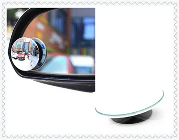 Auto 360 stupňov široký uhol kolo blind spot zrkadlo na VW Tiguan Passat B7 CC Polo Passat B6 KIA Rio, Ceed