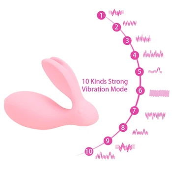 OLO Wireless G Mieste Rabbit Vibrátor Diaľkové Ovládanie Vibrátor sexuálnu Hračku Pre Pár Dvojitý Šok na Sebe Skok Vajcia Stimulátor Klitorisu