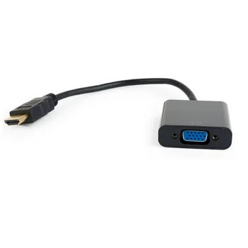 Adaptér HDMI-VGA cablexpert, 19M/15F, drôt 15 cm (a-hdmi-vga-04)
