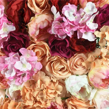 SPR kvetinové aranžmány pre Umelé ruže, svadba, kvetinová stena pozadie arch tabuľka vrchol dekorácie 10pcs/veľa