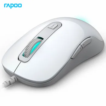 Nové Rapoo V16 Programovateľné Hernej Myši 2000DPI 6 Tlačidiel s podsvietením USB Káblové Optická Myš pre Hráčov, pre PC Počítač, Notebook