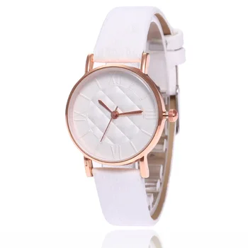 Montre dame 2020 Módne Luxusné Bežné Dámske Náramkové hodinky Ženy Kožený pás Šaty Quartz Náramkové Hodinky Relogio Feminino