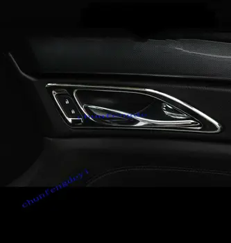4pcs nerezové kľučky Zdobia Rám Orezania vhodné Pre Cadillac SRX 2012-2016