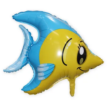 4pc Cartoon mora zvierat balóny Shark octopus krab veľryba dolphin Ryby, Narodeniny, party dekorácie Deti hračky Mora Tému dieťa sprcha