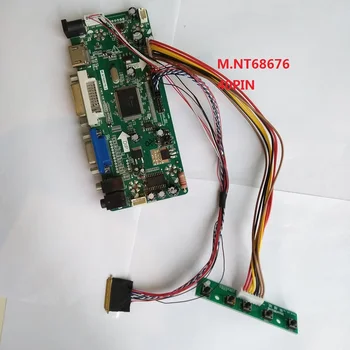 Súprava M. NT68676 DVI HDMI DIY LED VGA LCD Radič rada pre N156BGE-L31/L41 1 366 x 768 LED panel Obrazovky monitora 15.6
