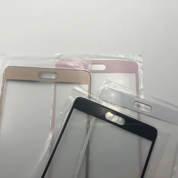 Plný Bývanie Prípade Výmeny pre Samsung Galaxy Note 4 N910 N910F N910M N910C Stredný Rám Rám Zadný Kryt+ LCD Predné sklo