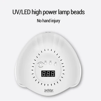 42LED Vlasov, Nechtov UV Led Lampa Senzor Načasovanie LCD Displej Ultrafialové Lampy pre Manikúru, Gélové poľský Sušenie Laku na Nechty Nástroje