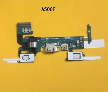 USB Nabíjačka Nabíja Flex Kábel pre Samsung Galaxy A5 A500F A5000 Jack pre Slúchadlá konektor pre Mikrofón Konektor Port Dock