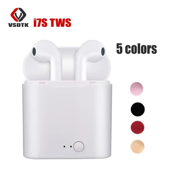 2019New i7s tws Bluetooth Slúchadlá TWS Bezdrôtové Slúchadlá Stereo In-Ear Slúchadlá S Nabíjanie Políčko pre všetky telefón