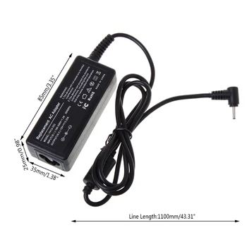 12V 3.33 AC Power Supply Nabíjací Kábel Adaptéra Náhradný Notebook Samsung M17F