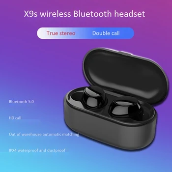 Bezdrôtové Slúchadlá Bluetooth 5.0 X9S TWS Bezdrôtové Bluetooth Slúchadlá Stereo Bass Bezdrôtový Pohybu Zníženie Headset Mikrofón